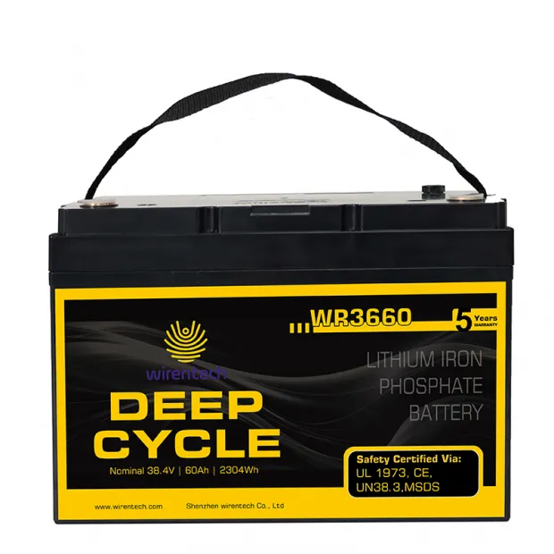 36V 60ah Camper Caravan Lifepo4 Battery Lithium Ion Battery Lead Acid Replacement