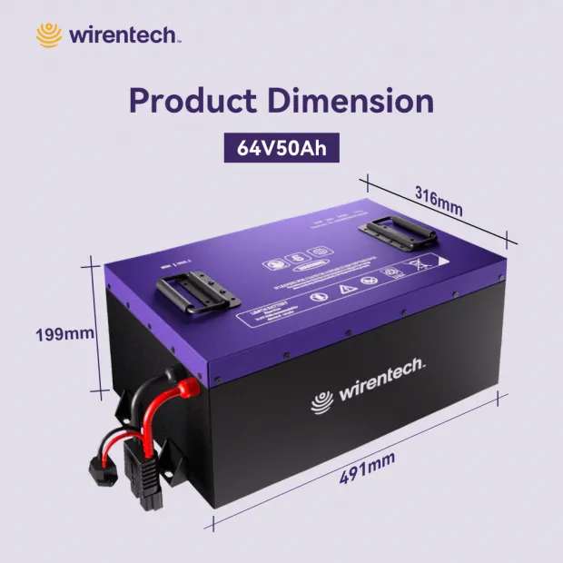 64V 50Ah Electric Tricycle Cargo Electric Motorcycle Batteries
