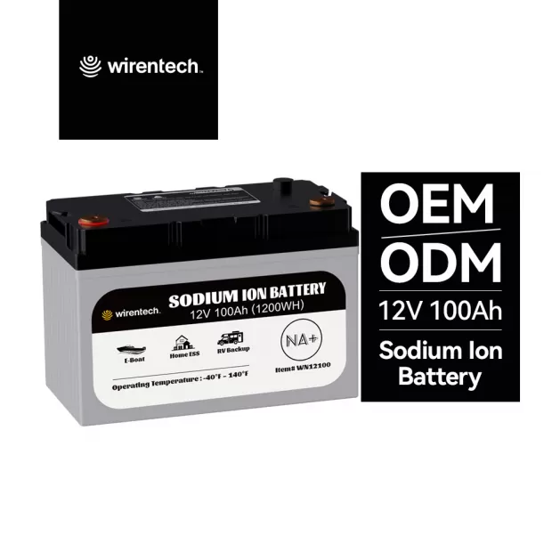 12V 100ah Na ion Sodium ion Battery for RV Truck Car Motorcycle