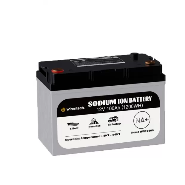 12V 100ah Na ion Sodium ion Battery for RV Truck Car Motorcycle