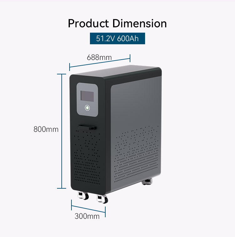 30kWh 51.2V 600Ah Lifepo4 Lithium Ion Energy Storage Battery
