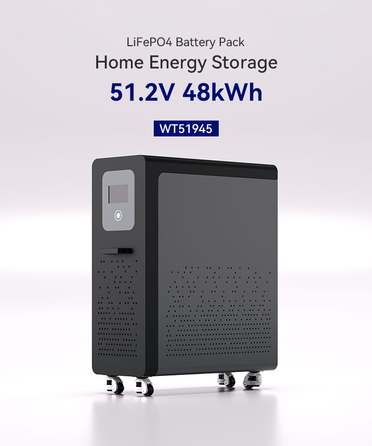 51.2V 945Ah 48kWh Home Solar Backup Battery