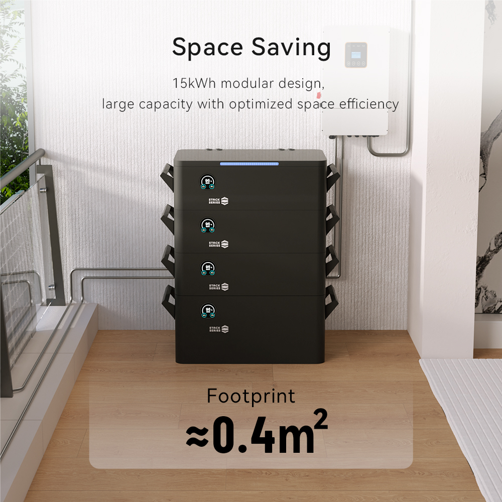 51.2V 300Ah LifePO4 Stackable Battery