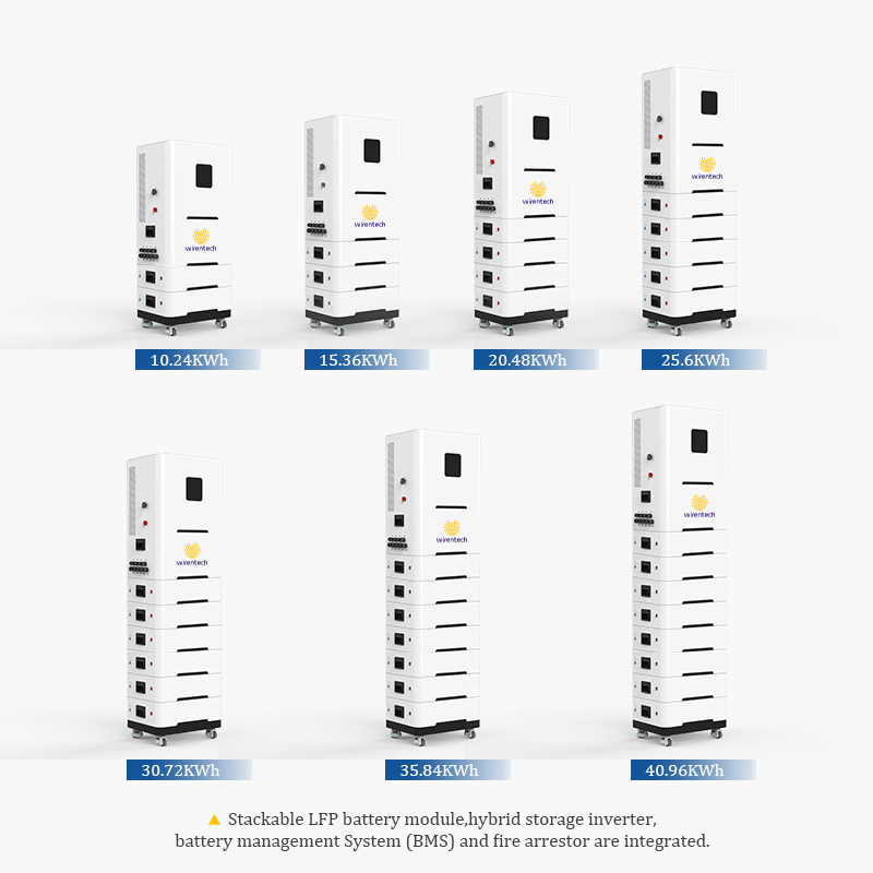 51.2V 5kwh 10kwh 15kwh Solar Inverter with Battery for Home
