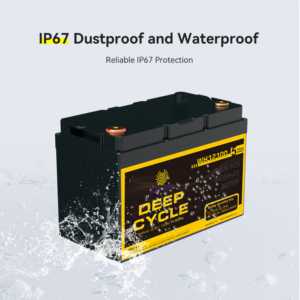 12V 100Ah LifePO4 Lithium ion Marine Battery