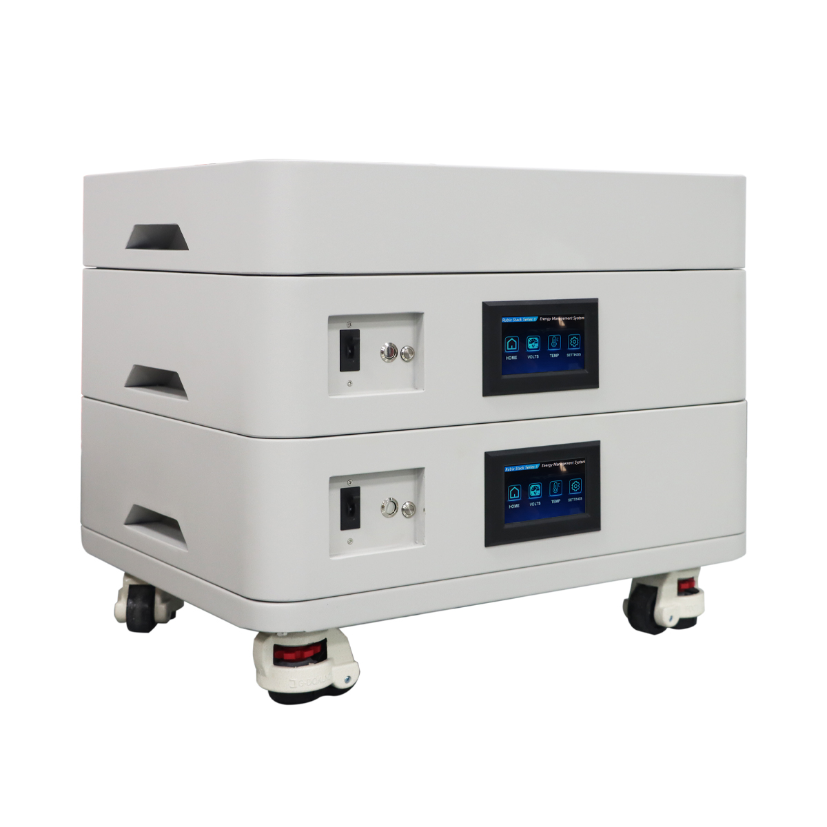 51.2V 100Ah 5kwh 10kwh 15kwh Solar Energy Storage Stackable LiFePO4 Battery with Wheels