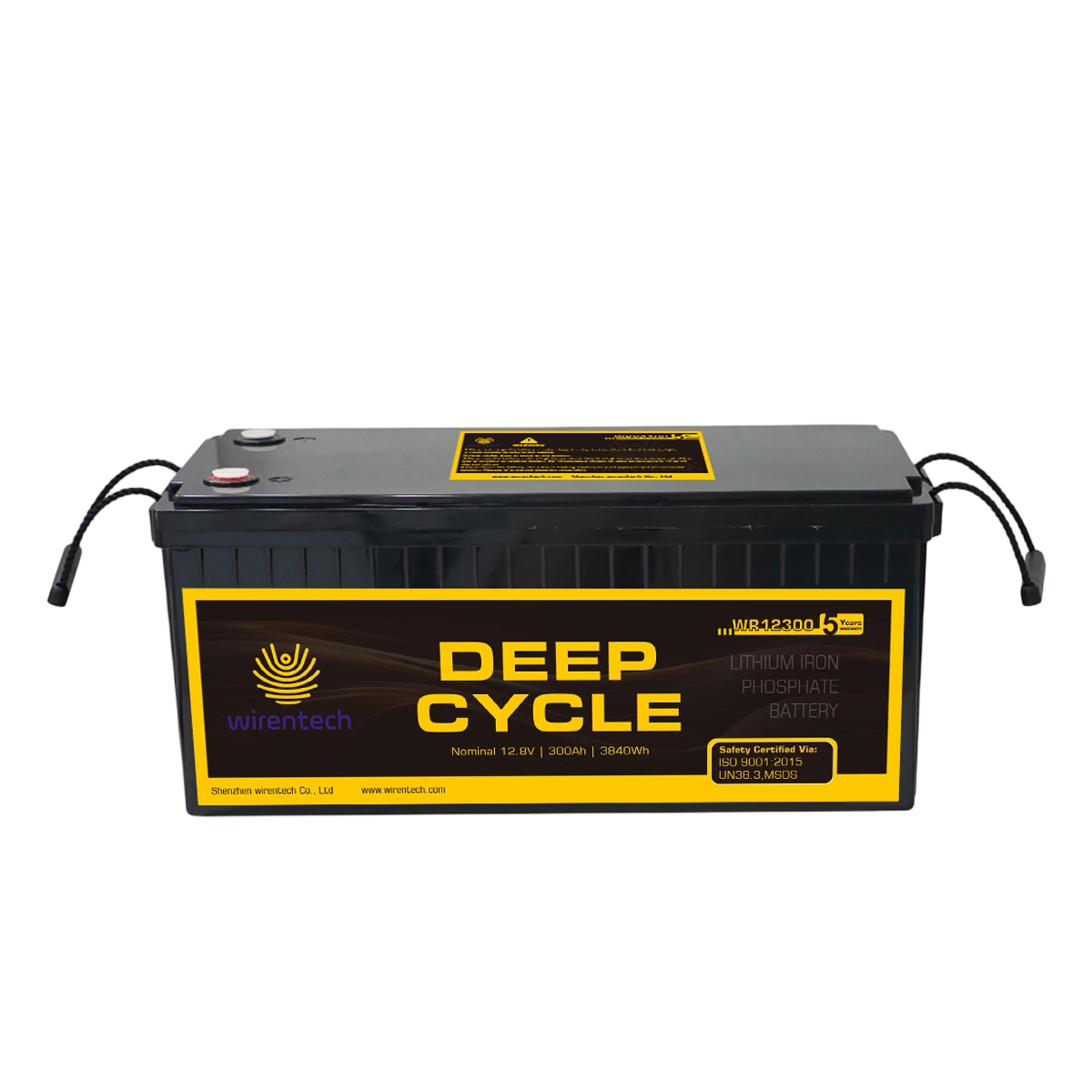 12V 300Ah LiFePO4 Deep Cycle Lithium Ion Batteries Pack