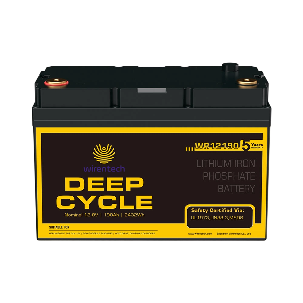 12V 190Ah Cranking Starter Boats LifePO4 Lithium Battery