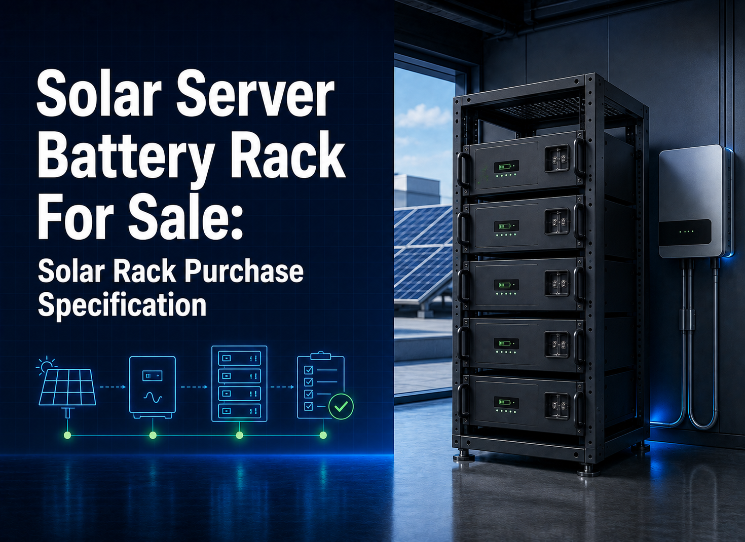 Solar Server Battery Rack for Sale: RFQ Specification